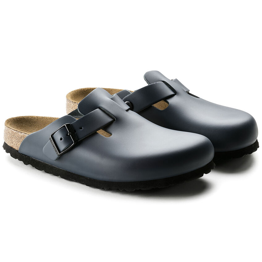 Birkenstock Boston Leather Blue